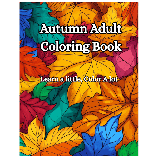 autumn adult coloring book